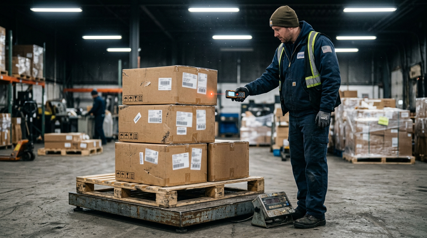 How to calculate chargeable weight for air freight (with worked examples and the weight-break trap)